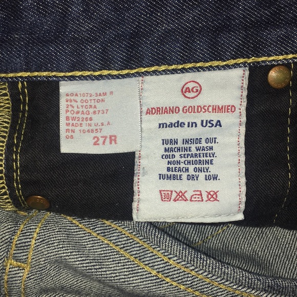2 for $25 😍 Adriano Goldschmied Jeans -Size 27R. - Picture 4 of 4